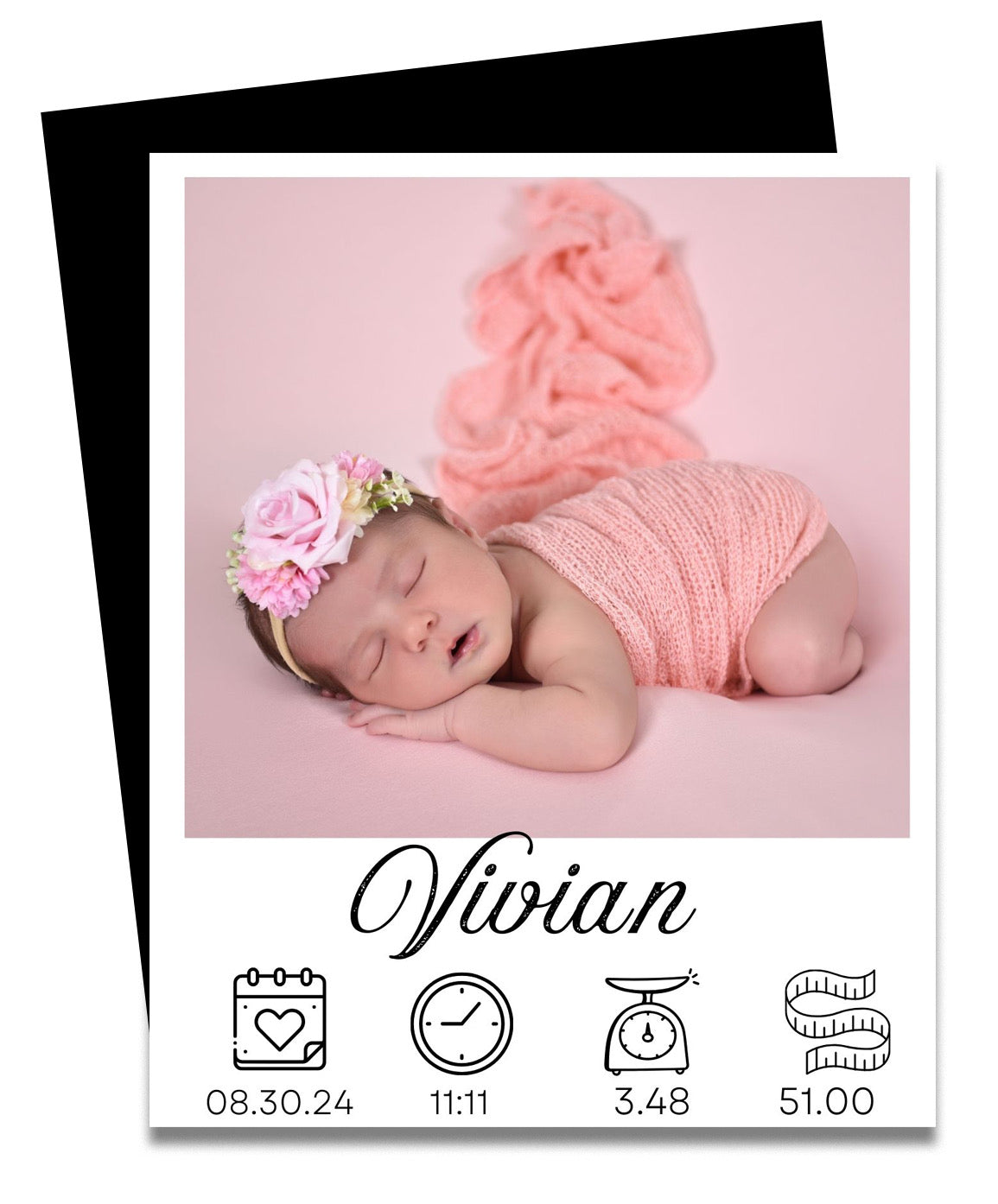 First Milestones 3.25 x 4 Inch - Customizable Magnet Card